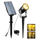 T-SUNUS Solar Gartenleuchte, Solarlampen für Außen Auto ON/OFF...