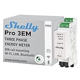 Shelly Pro 3EM (120A) | WLAN, Bluetooth & LAN 3-Phasen Energiezähler -...