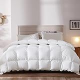 BedFabtasy Daunendecke 240x220 - Ganzjahres Bettdecke aus 90% Daunen und...