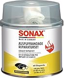SONAX AuspuffReparaturSet (200 g) verschließt größere Risse, Löcher &...