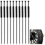 JAMSSOW 10 Stück Motorrad Reifen-Schneekette,Fahrrad...