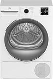 Beko BM3T38210W1 Wärmepumpentrockner, Wäschetrockner, 8 kg,...