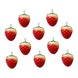BEBEMOKO 10 Stück Teiliges Erdbeer Schmuckzubehör aus Hautfreundlichem...