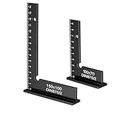 RAYAKT Schlosserwinkel Set 2 Stück, 90° Anschlagwinkel mit Größen 100 x...