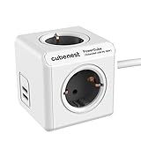 Cubenest Power Cube Extended Steckdosenwürfel USB PD 35W mit 2xUSB-C...