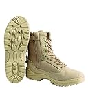 Tactical Boot mit YKK-Zipper,42 EU,Khaki
