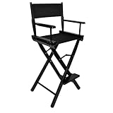 Beautylushh Schminkstuhl Klappbar – Make-Up Stuhl aus Holz –...