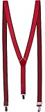 Ladeheid Damen Hosenträger LATGSZ25 (1311/25-Rot/Schwarz)