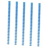 SEWACC 5 Stück Kunststoff Bindespiralen Spiralbindung Flexibel Drehbar...