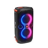 JBL PartyBox 110 - Schwarz – Trag - und rollbarer Bluetooth...