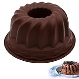 Gugelhupfform Groß, Ø 24 cm, Silikon Gugelhupf Backform, Leicht zu...