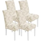 CYCMACO Stretch Stuhlhussen 4er Set, Stuhlbezug Elastisch Universal, Hussen...