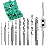 Yineaae Schraubenausdreher Set mit HSS-Bohrer-Set und inkl. Windeisen...