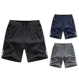 Herren-Sport-Shorts, Jogging-Shorts, Outdoor-Laufshorts mit reflektierenden...