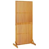 vidaXL Sichtschutz Innen/Außen 180,5 cm Massivholz Akazie