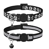 Taglory Reflektierend Katzenhalsband mit Sicherheitsverschluss und...