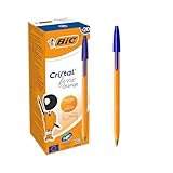 BIC 8099221 Kugelschreiber Orange fine – 20 Kulis in Blau –...