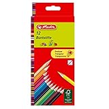 herlitz Dreikantbuntstifte lackiert/10412021 Inh.12