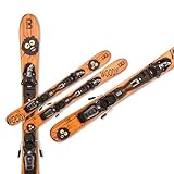 Snowblades Woody 99 cm + Tyrolia Sicherheitsbindung Bladefun Ski Kurzski