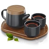 Arendo - Teeservice Set, Keramik Teekannen Set, Teekanne Porzellan,...