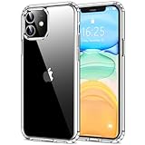 HOOMIL Crystal Clear Hülle für iPhone 11, [Anti Gelb] [Militärisch...