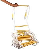 Feuerleiter, Notfall-Leiter, Sicherheitsseil, Leiter mit Haken, weiche...