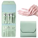 THQAE Set 12 in 1 aus Edelstahl, Maniküre set Nagelknipser, Schere,...