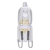 Osram Halopin Backofen-Lampe (230 V, 25 W, G9 Halogen, Stiftform, für...