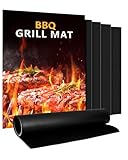 BBQ Grillmatte | 5er Set Grillmatten Teflon Grillplatte,Antihaft Grill...