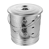 GANAZONO Edelstahl Verbrennungseimer für Opfergaben Hitzebeständig mit...