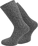 normani 4 Paar Warme Dicke Schafwollsocken wie...