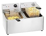 Bartscher A162812E SNACK IV Doppel-Fritteuse,16L