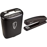Amazon Basics - Hochsicherheits-Kreuzschnitt-Aktenvernichter für 7-8...