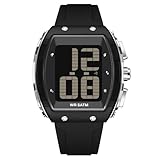 Digitale Armbanduhr Herren mit übergroßen Ziffern Sprechende Uhr(auf...