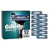 Gillette Mach3 Rasierklingen für Rasierer, 12 Ersatzklingen für...