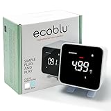 Ecosense EB100 EcoBlu, Heim-Radondetektor, Erfassung und Anzeige von...