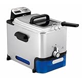 Tefal Oleoclean Pro Inox & Design Fritteuse, 2300W, Kapazität 1,2 Kg,...