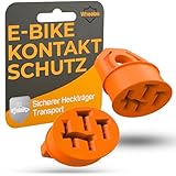 Wheeloo Kontaktschutz Abdeckung für Bosch E-Bike I 2er Set I Orange I...