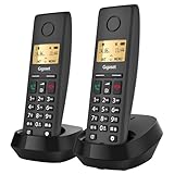 Gigaset Pure 220 Duo - 2 Schnurlose DECT-Telefone - mit Call-Block-Taste...