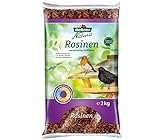 Dehner Natura Wildvogelfutter, Rosinen, ungeschwefelt, 2 kg