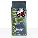 Caffè Vergnano 100% Arabica Organic 6 x 1kg Kaffee ganze Bohne