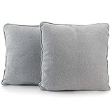 Modernes Sofakissen Set 40x40 mit weichem Oeko-TEX-Baumwoll-Bezug -...
