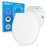 ATHLON TOOLS WC-Sitz mit Softclose, Oval, Quick-Release, Toilettendeckel...