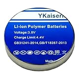 Langlebiger Fahrrad-GPS-Gerät-Akku, kompatibel mit Garmin Edge 20 25...