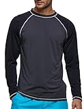 Langarmshirt Herren UPF 50+ Männer UV-Schutz Longsleeve Rash Guard Shirt...