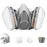 LAMANICE Atemschutzmaske, Lackiermaske mit Filter für Dämpfe, Farbe,...