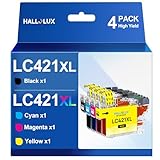 LC421XL LC-421XLVAL Tintenpatronen Value Pack für Brother LC421 LC-421XL...