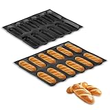 KR KITCHENRAKU Verbesserte perforierte Silikon-Backformen, Sandwichform,...