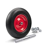 2mgoods® Schubkarrenrad 4.80/4.00-8 Ø 390 mm mit Achse –...