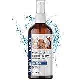 BMUT 1x 100ml Kolloidales Silberspray für Haustiere – Hund, Katze, Pferd...